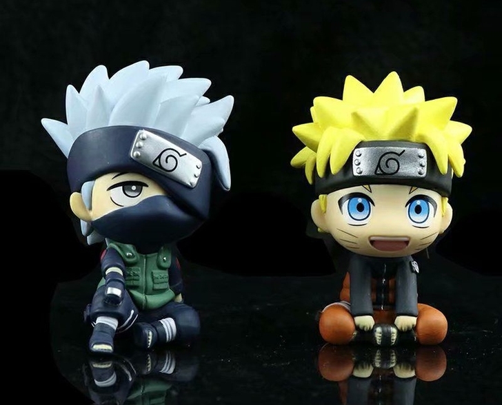 【全新包邮】火影忍者手办鸣人佐助卡卡西宇智...