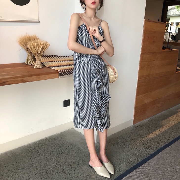 不规则连衣裙 是v字的不适合我