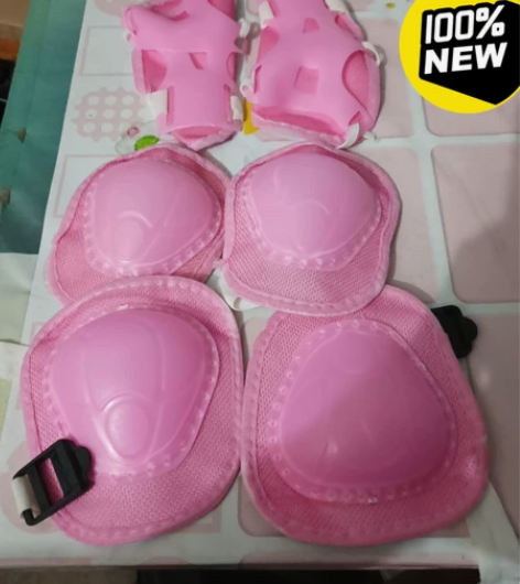 捷豹轮滑鞋护具溜冰鞋儿童套装护腕护膝护肘滑...