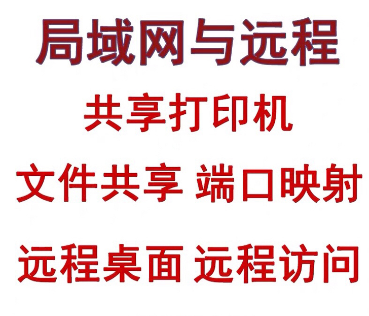 文件夹打印机共享，端口映射，vpn，设置局...