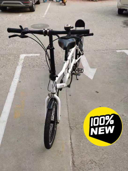 变速，三人行自行车亲子出游开心快乐