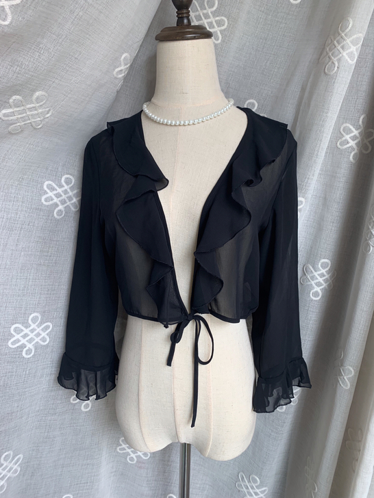 Vintage日本直邮复古港风衬衫开衫外套孤品女 Vintage日本直邮复古港风衬衫开衫外套孤品女