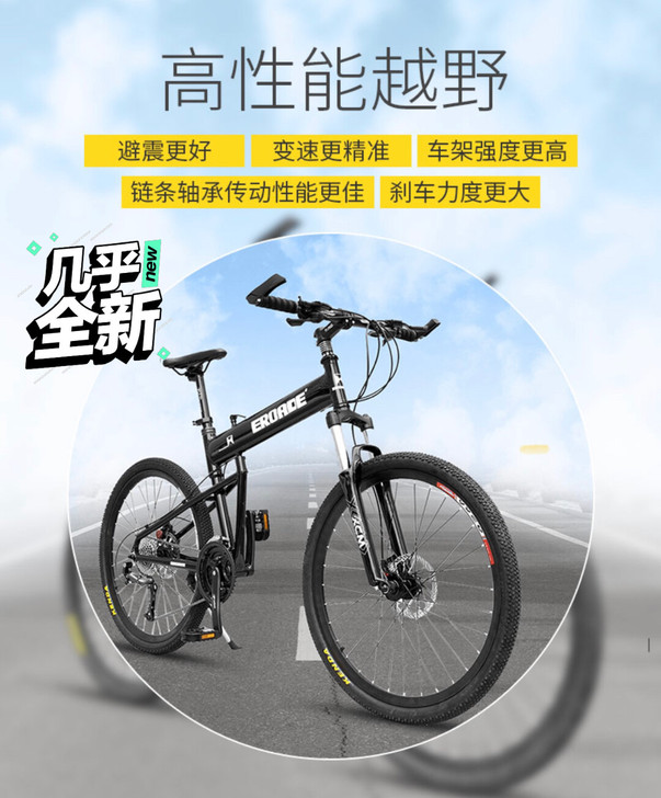 99新自行车德国EROADE山地自行车男成...