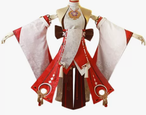 tx价m码次元依家八重神子cos服 鞋子还...