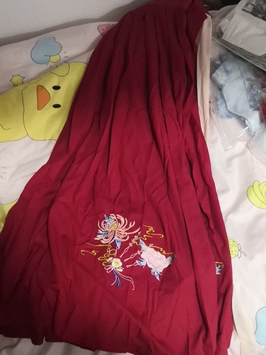 汉服一套 坦领 没有外搭 其他都有 全新...