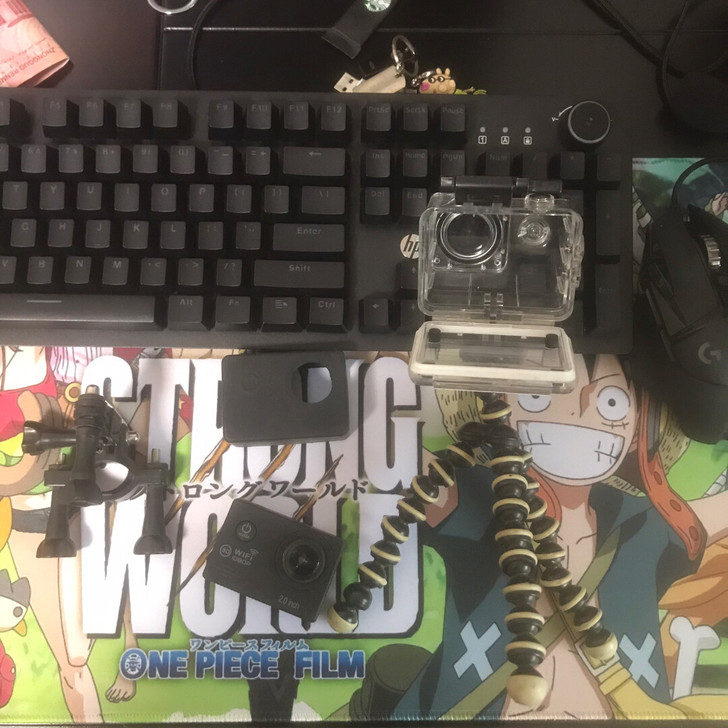 运动相机山狗GoPro 配件只有图上几个了...