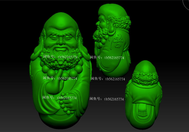 达摩新款stl圆雕图 三维立体模型图瑞兽貔...