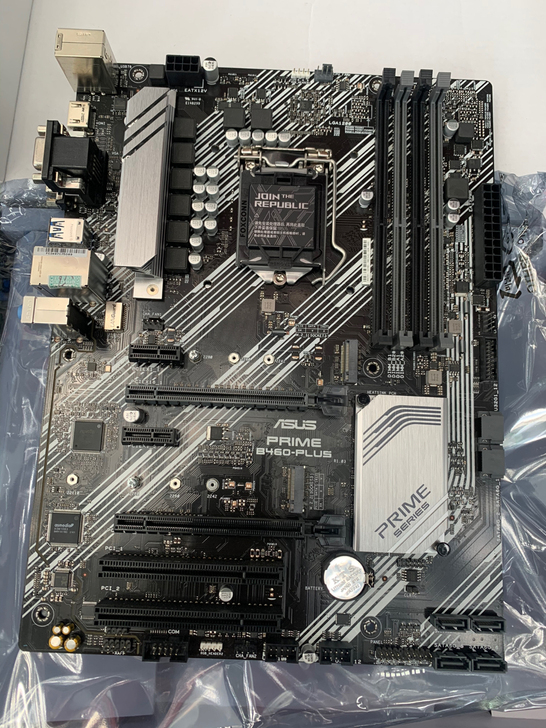 全新华硕B460-PLUS主板拆封过了##...