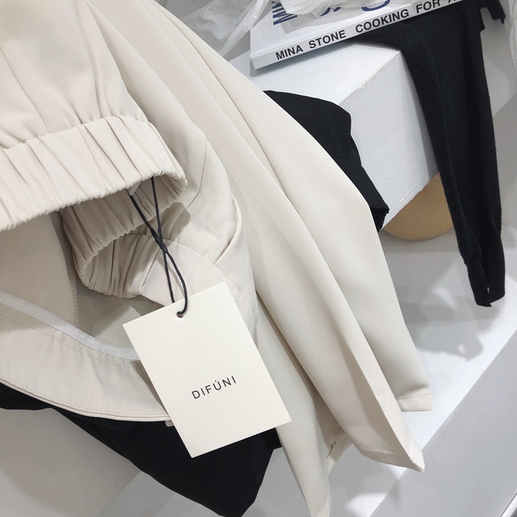 夏季薄款雪纺直筒裤女九分垂坠高腰韩版洋气宽...