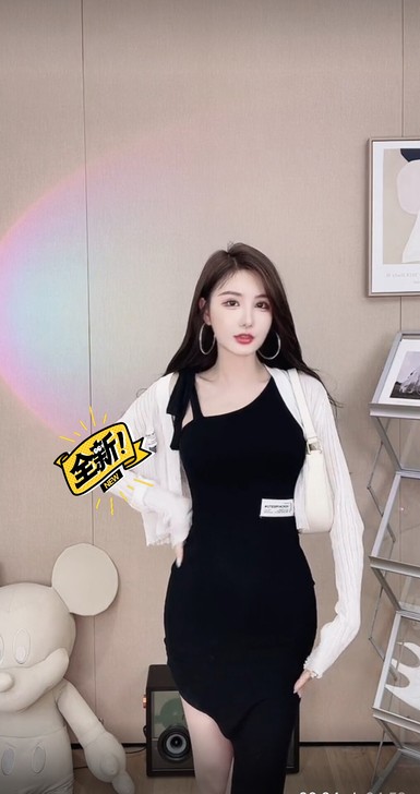 全新玲玲家 不规则连衣裙，面料超级舒服，喜...