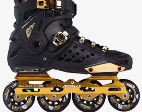 【九成新】洛神溜冰鞋成人直排轮旱冰鞋滑冰鞋...