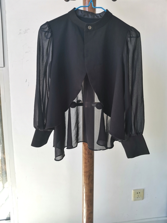 高端外搭上衣女纯色长袖衬衫桑蚕100斤左右...