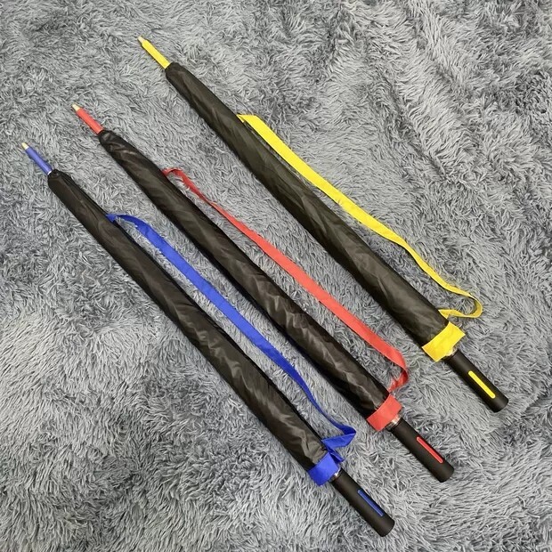 马卡龙撞色搭配，大号双人伞，直径有117厘...