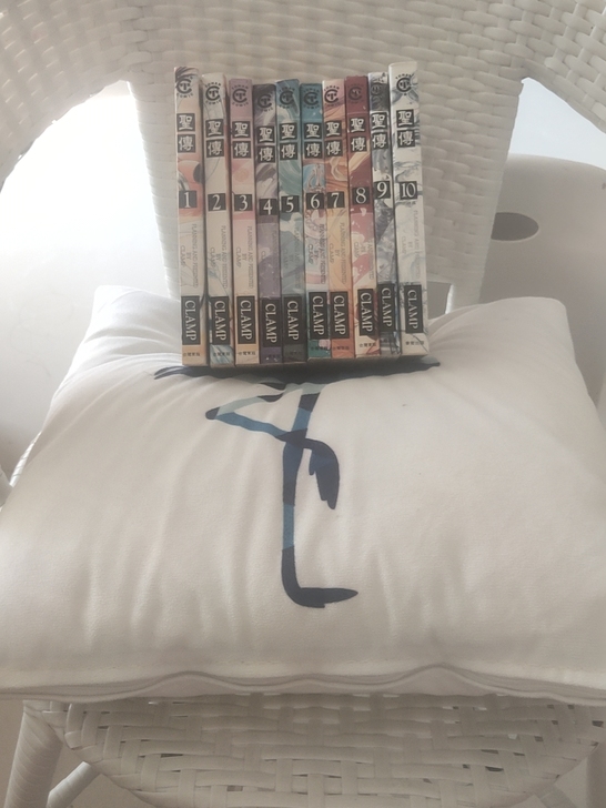 clamp圣传卡片纯色抱枕