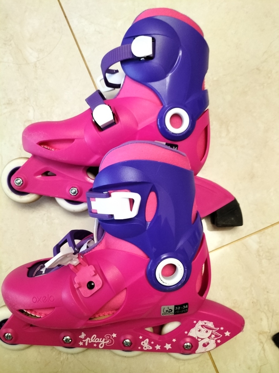 优惠转让八成新儿童滑轮，迪卡龙正品