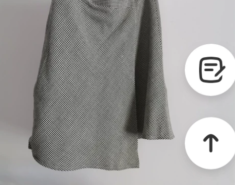 格子半身裙中裙秋冬裙子叠层设计,S码腰围6...