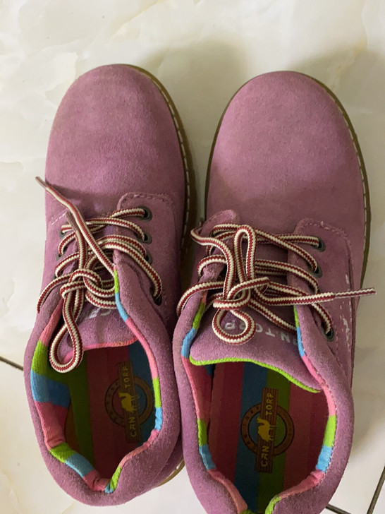 香芋色骆驼马丁靴38码，正品