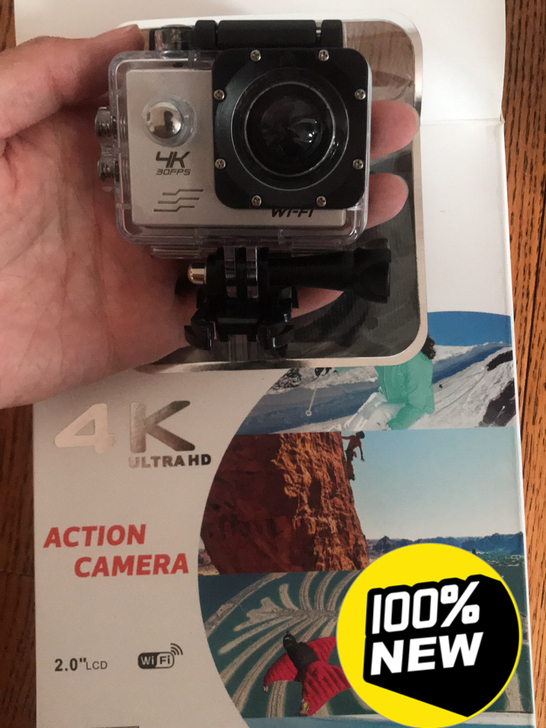 4K运动相机支持WIFI无线连接手机，30...