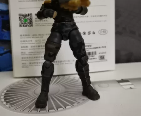 堡垒之夜 稀有款 迷彩服 女 3.75寸 ...