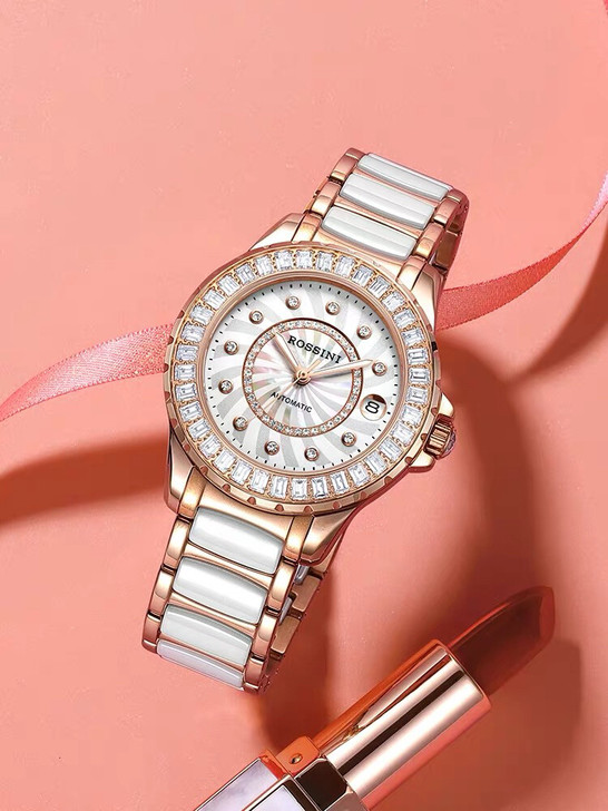 罗西尼机械女手表典美系列专柜同款时尚女士腕...