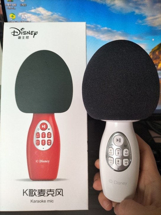 正品迪士尼 小巨蛋  全民K歌神器话筒音响...