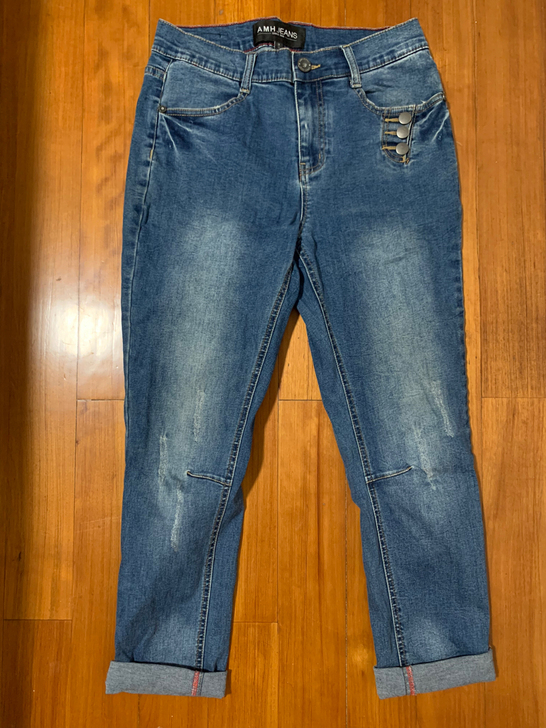 闲置男士牛仔裤 尺码细节看图