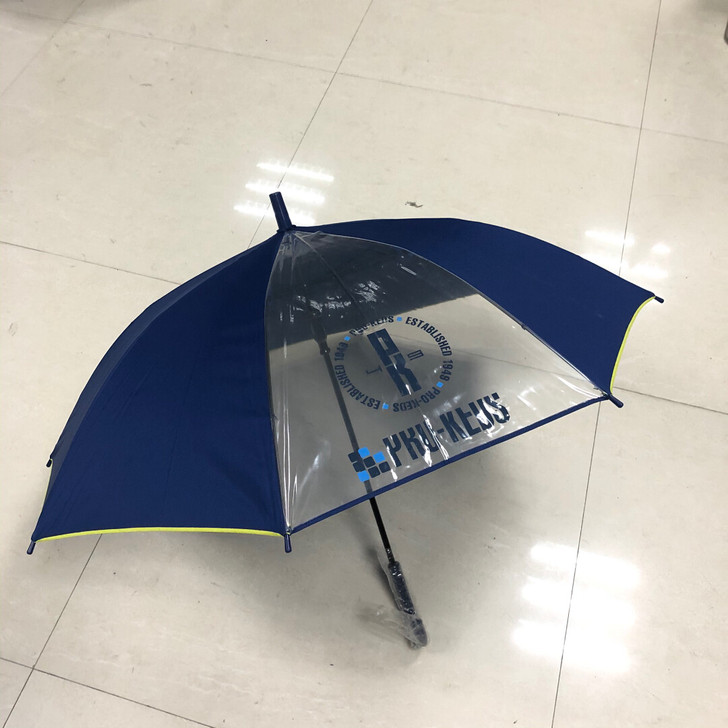 全新去日本55cm男孩透明深蓝童伞长柄雨伞