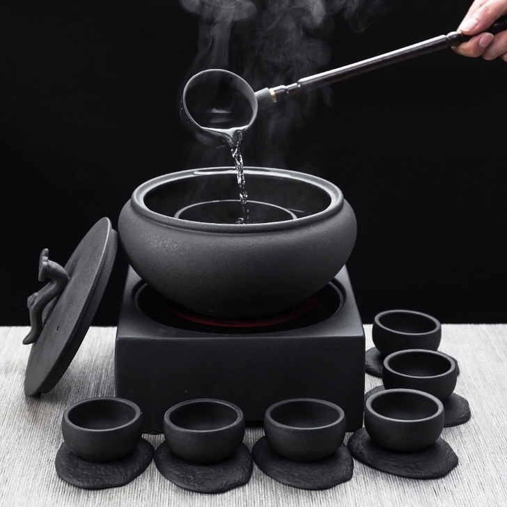 火山石煮茶器源头工厂