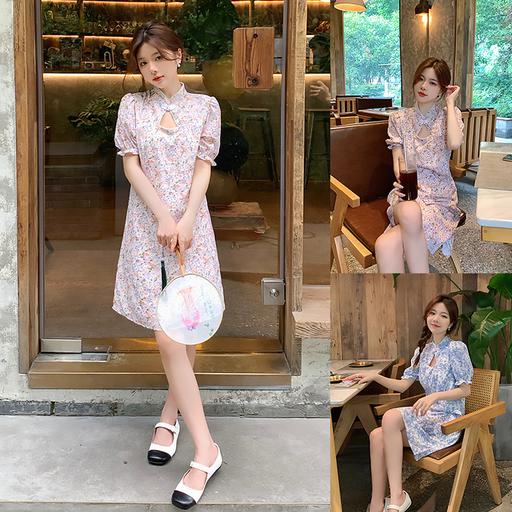 FabulousRose旗袍裙显身材心机连...