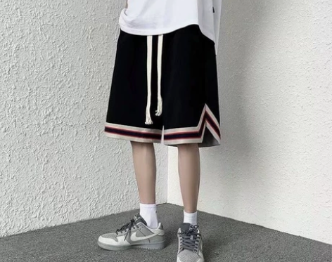 运动休闲短裤男士夏季薄款潮流百搭五分裤潮牌...