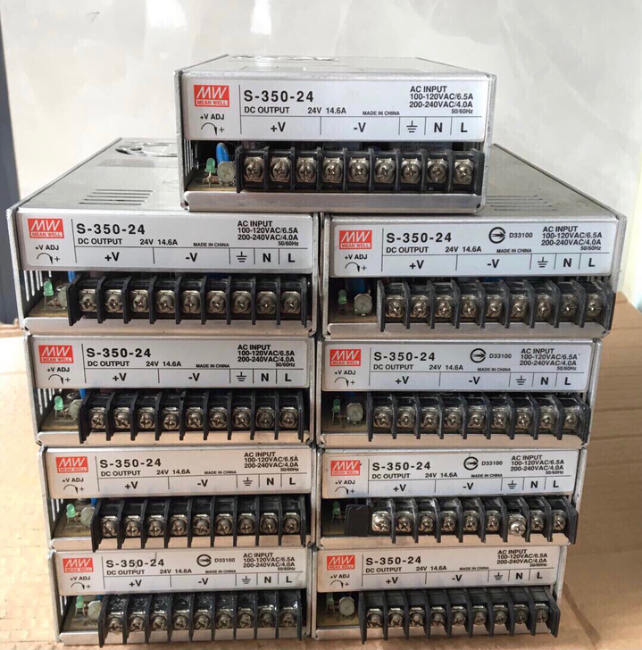 明纬24V，正品，24V电源型号S-350...