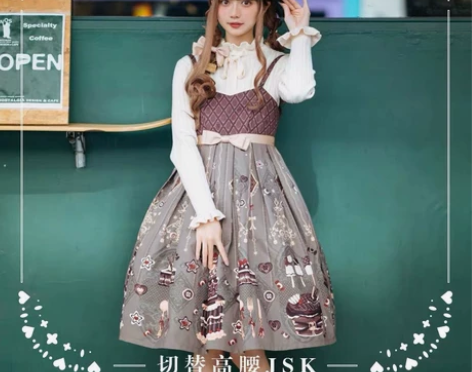 NyaNya小可可Lolita原创小高腰切...