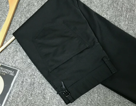 H系列品牌撤柜正品剪标春秋季男士休闲裤黑色...