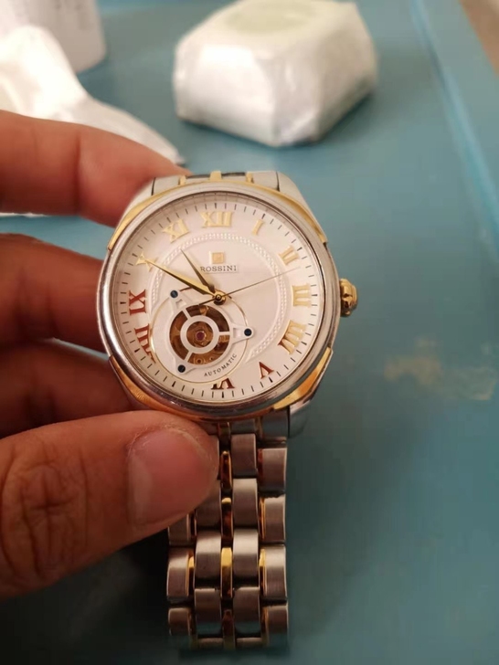 自用正品罗西尼机械全自动上弦手表，保守九成...