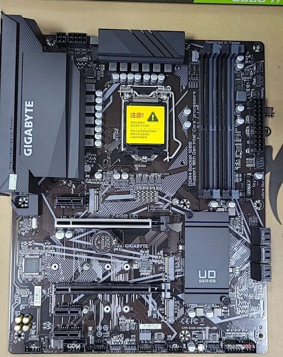 技嘉z490 ud 主板 拆机正常使用无任...