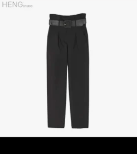 全新休闲裤，带腰带，收腰宽松版型 感兴趣的...