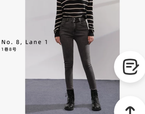 牛仔裤女春秋2022新款高腰显瘦显高弹力紧...