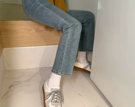 【出】仅穿一次 已洗 赛小懒宽松直筒牛仔裤...