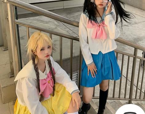 蓝色半身裙 Jk 全新 L号 没拆线 没穿...