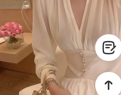 全新 全新 全新气质温柔连衣裙 高级感雪纺...