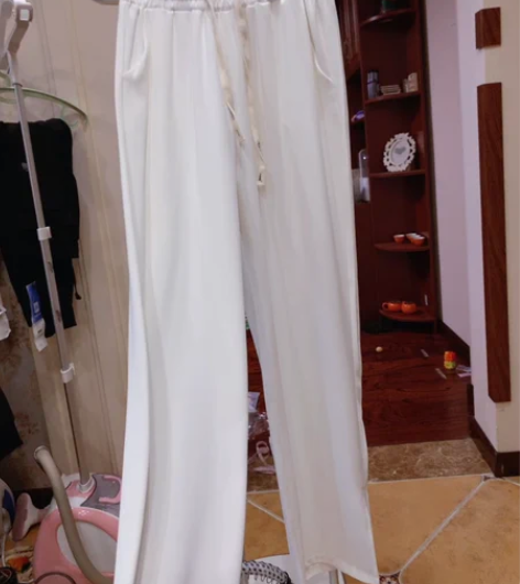 nicky垂感休闲裤女长裤春秋新款显瘦显身...