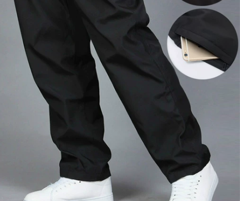 高腰休闲裤 高腰休闲直筒裤运动裤男子夏季薄...