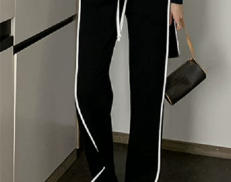 2022春秋新款胖mm设计感宽松直筒显瘦百...