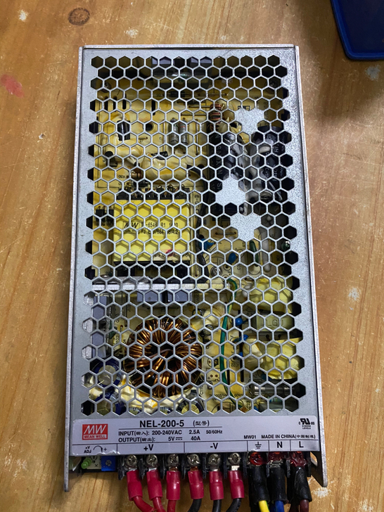 正品明纬NEL-200-5 5V40A开关...