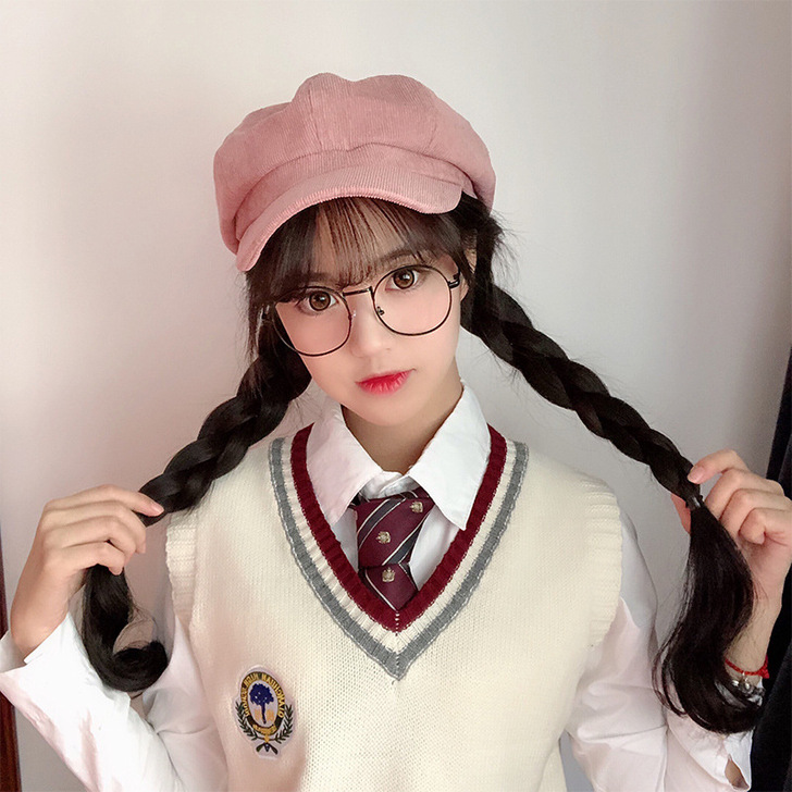 【38活动价】2019帽子女秋冬新款百搭纯...