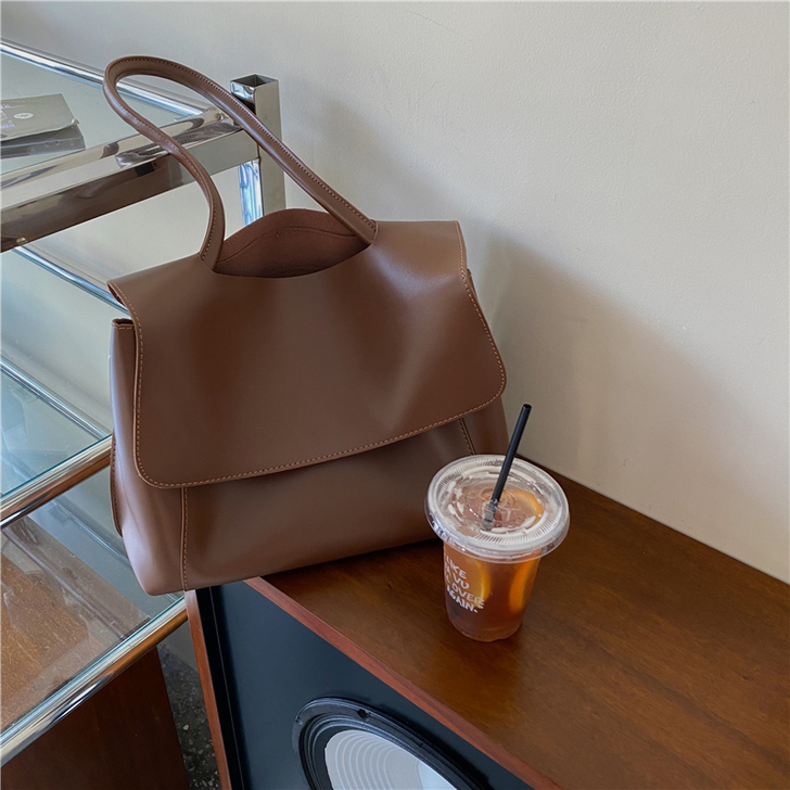 大容量包包2021春夏新款网红复古公文包女...