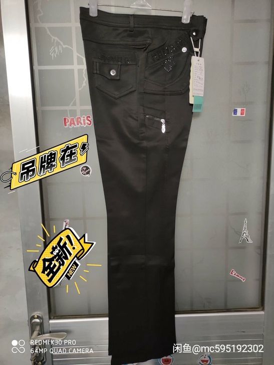 女性黑色裤子质量很好全新带吊牌，女性黑色裤...