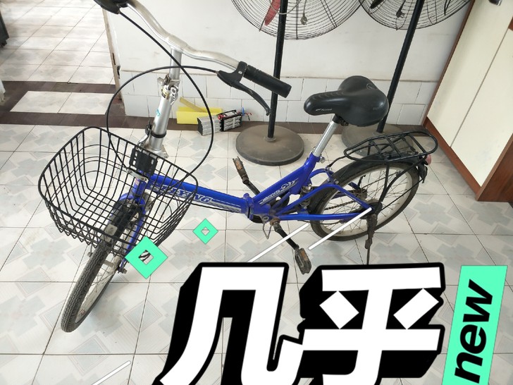几成新自己看，闲置，没怎么骑，折叠的，可以...