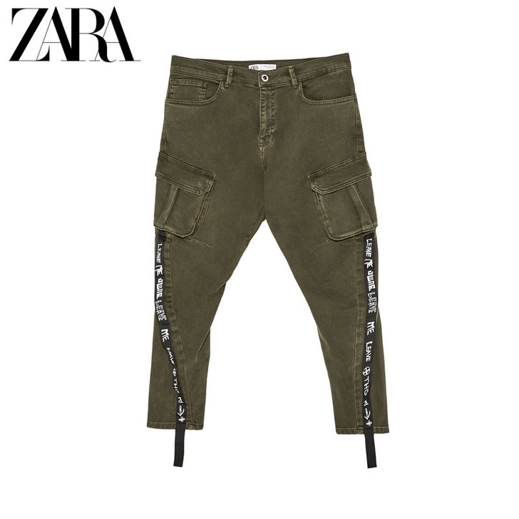 【双品节】ZARA 新款 男装 带饰工装款...