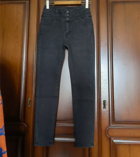 【全新】misssixty高腰牛仔裤小脚裤...